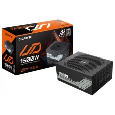 GIGABYTE UD1600PM PG5 AI TOP Fuente de Alimentación - PCIe 5.0, 80 PLUS Platinum, Diseño totalmente modular, Ventilador de 120 mm, Compatible con ATX 3.1, Enchufe EU (Espera 4 dias)